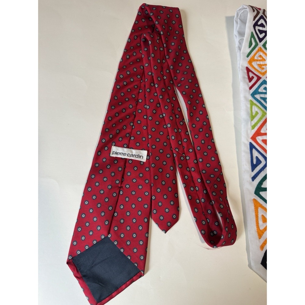 Lot Of 2 Men's Ties Pierre Cardin - Picture 2 of 3